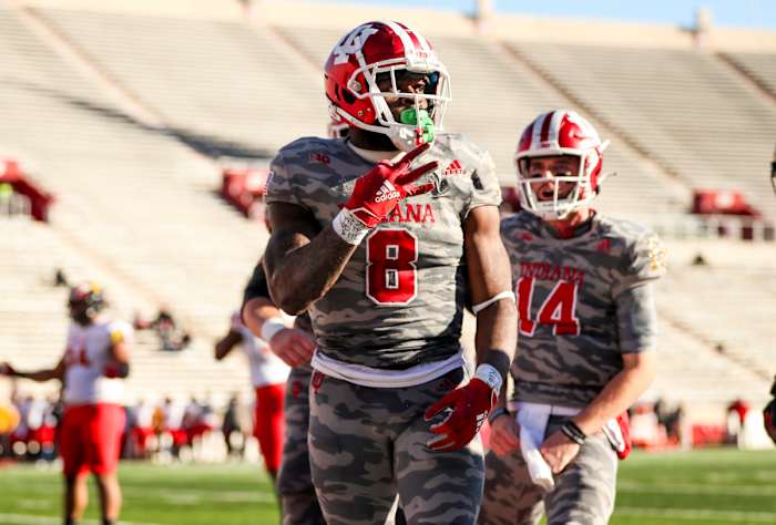 Stevie Scott and the Indiana running game kicked into high gear on Saturday, led by Scott's three touchdowns. (IU Athletics)